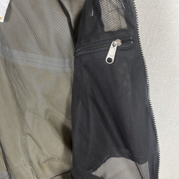 VTG Moonstone Jacket Mens Medium Blue Colorblock Hooded Rain Coat Gortex Vented - Picture 7 of 11